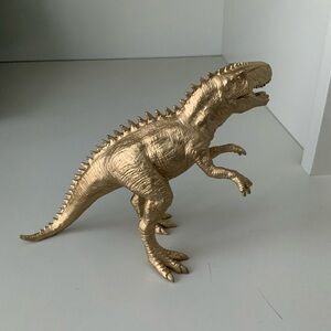 LUX Gold Metallic T Rex Dinosaur Decorative BRAND NEW Decor